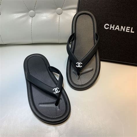 chanel flip flop replica|chanel flip flops with chain.